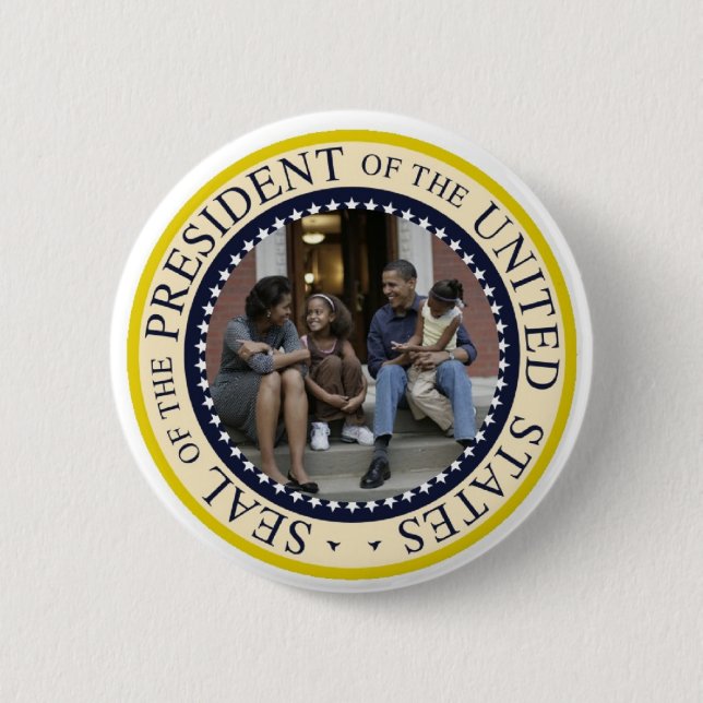 President Obama Commemorative Button (Front)