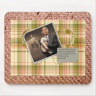 President Obama HIS STORY SCRAPBOOK Mouse Pad