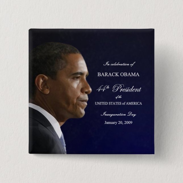 President Obama Inauguration Celebration Button (Front)