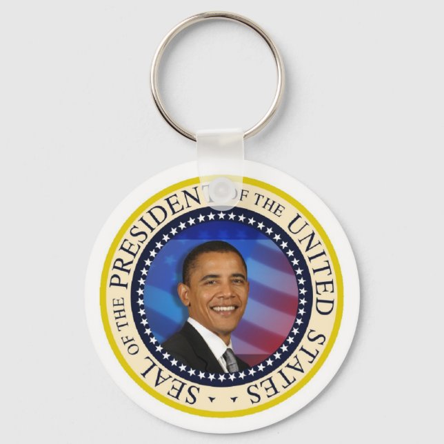 PRESIDENT OBAMA Inauguration Commemorative Keychain (Front)