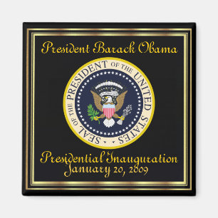 PRESIDENT OBAMA Inauguration Commemorative Magnet