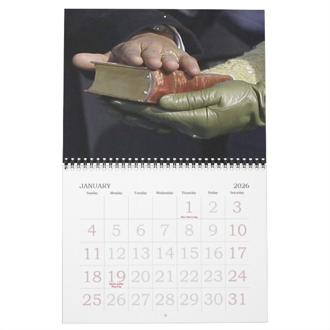 President Obama Inauguration Day in Photos Calendar (Jan 2026)