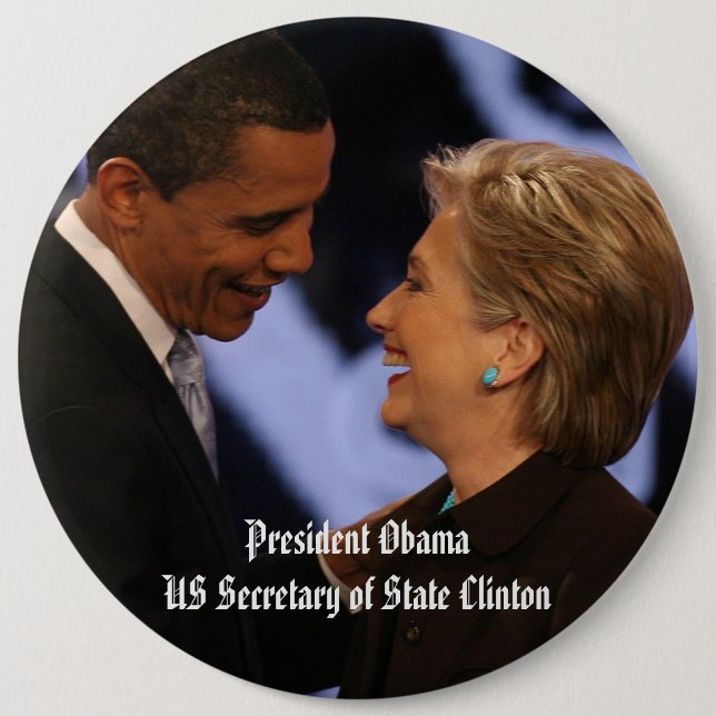 President Obama Inauguration Keepsakes 6" 6 Inch Round Button (Front)