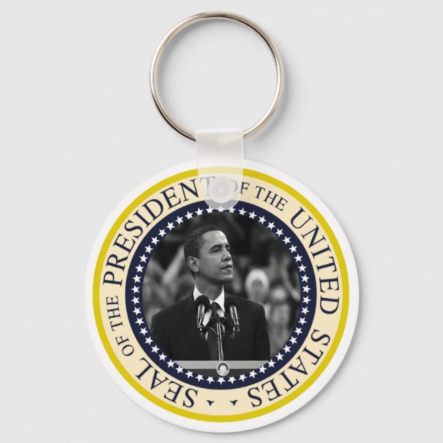 President Obama Inauguration Keepsakes Keychain (Front)