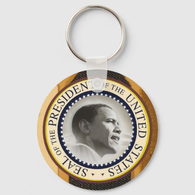 President Obama INAUGURATION Keychain (Front)