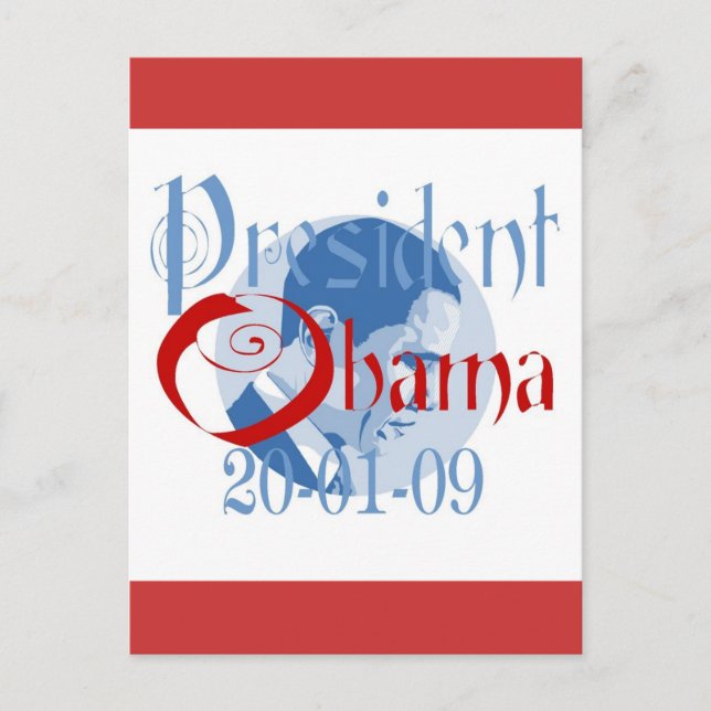 President Obama Inauguration Postcard (Front)