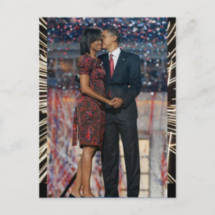 President Obama & Michelle Keepsake Postcard