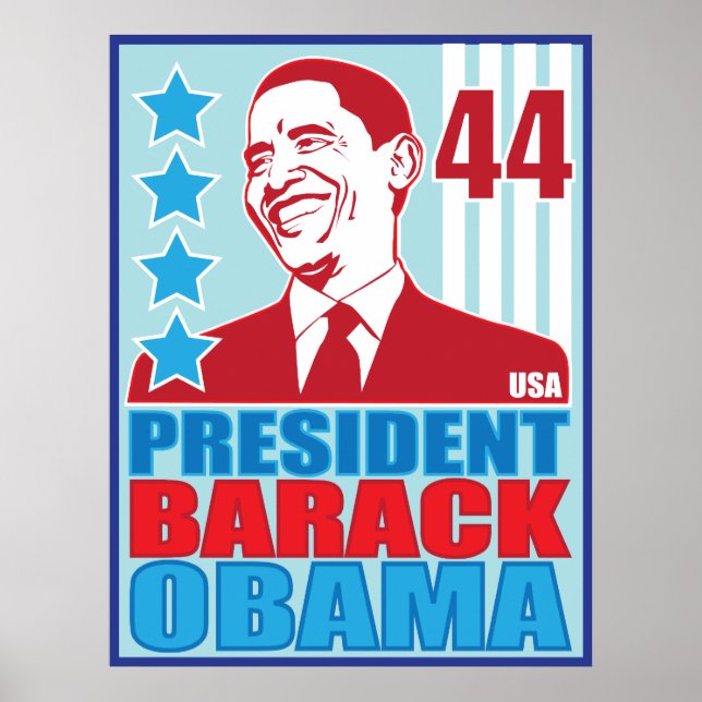 Président Obama Poster vintage (Devant)