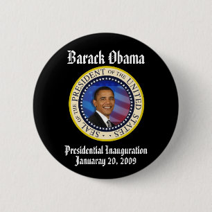 President Obama Presidential Inauguration 2 Inch Round Button