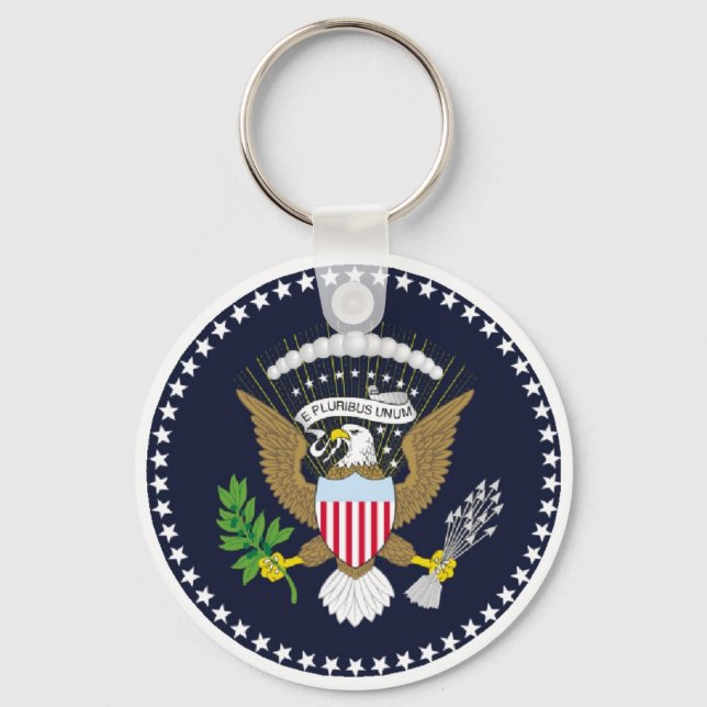 President Obama Presidential Inauguration Seal Keychain (Front)