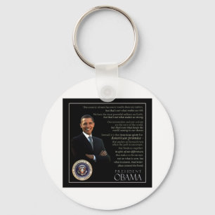 President Obama Quote Keychain