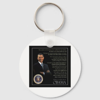 President Obama Quote Keychain