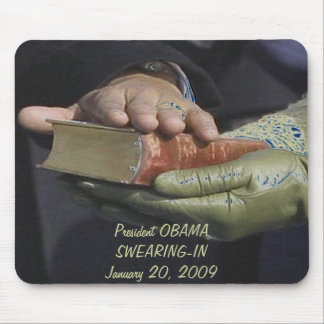 President Obama SWEARING-IN Commemorative Mouse Pad