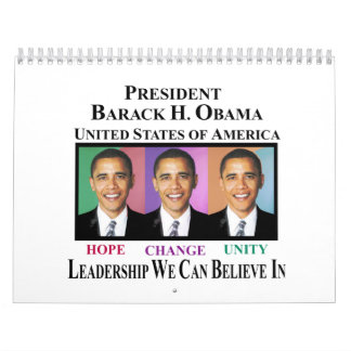 PRESIDENT OBAMA WINS CALENDER CALENDAR