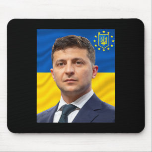President Of Ukraine Volodymyr Zelensky - Stand Wi Mouse Pad