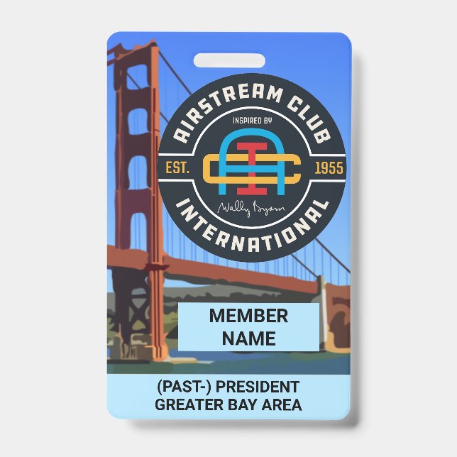 President or Past President Badge (Front)