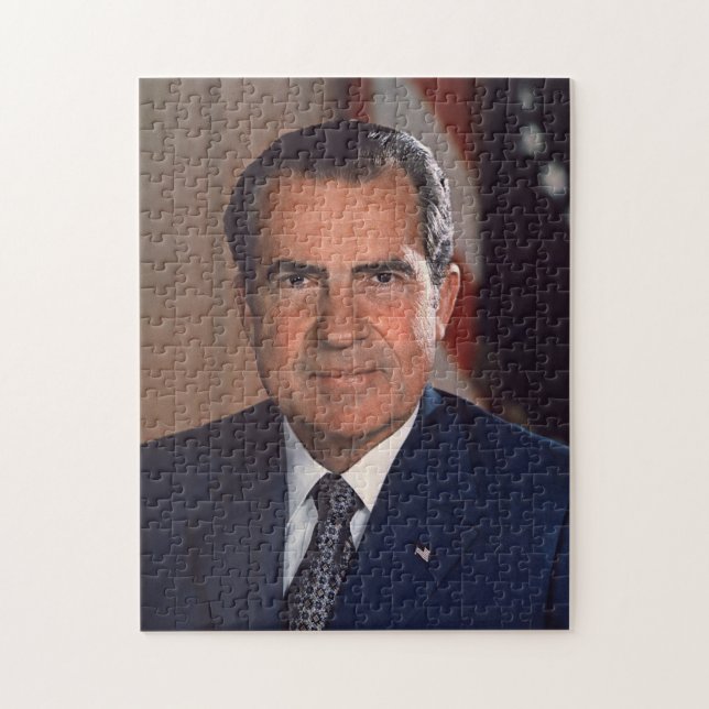 President Richard Nixon Jigsaw Puzzle (Vertical)