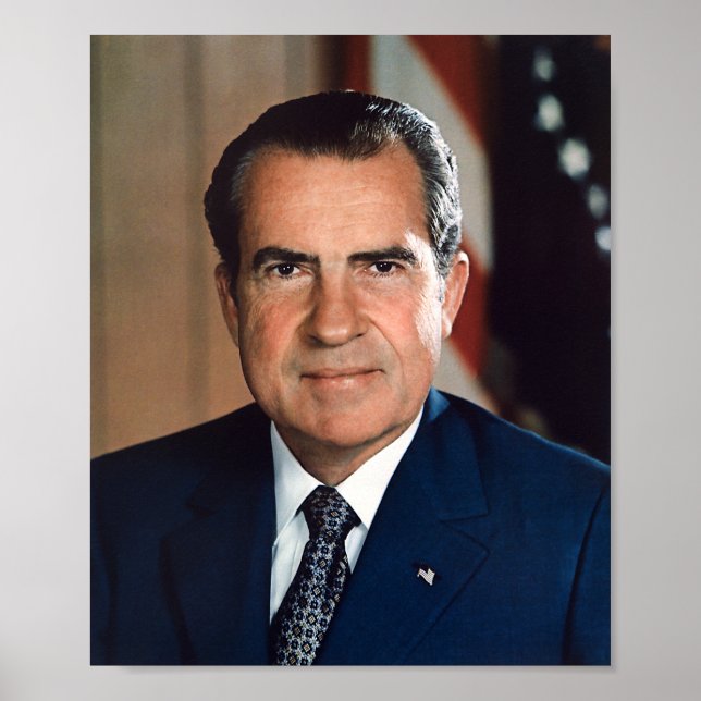 President Richard Nixon Portrait Poster (Front)