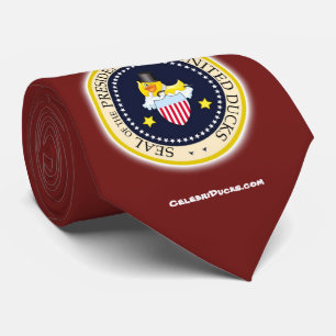 President Seal Rubber Duck Tie