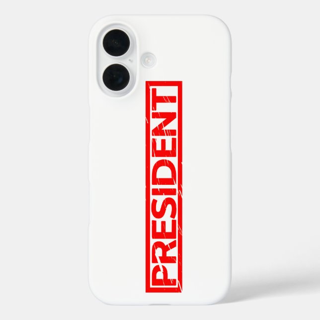 President Stamp Case-Mate iPhone Case (Back)