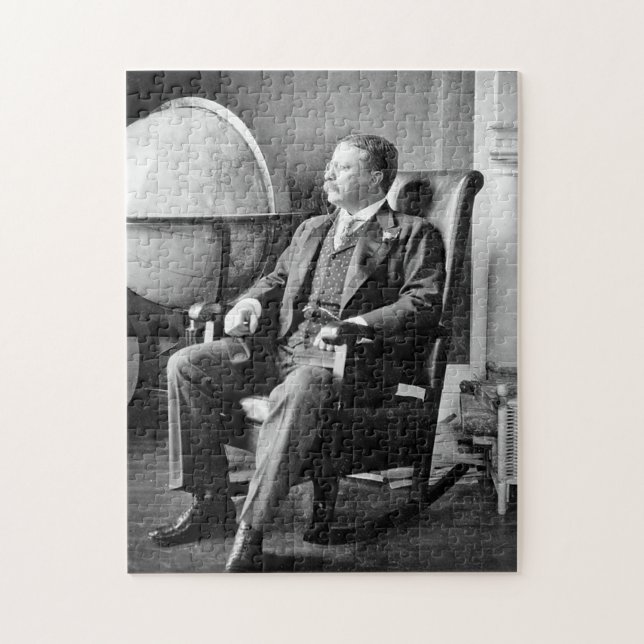 President Teddy Roosevelt Vintage White House Jigsaw Puzzle (Vertical)