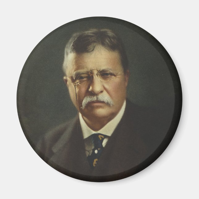President Theodore Roosevelt by Forbes Lithography Magnet (Front)