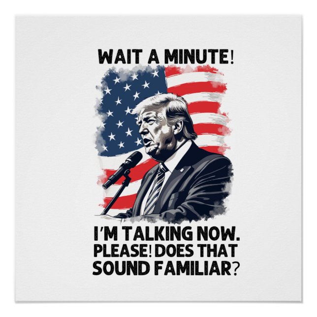 President Trump 2024 Poster (Front)