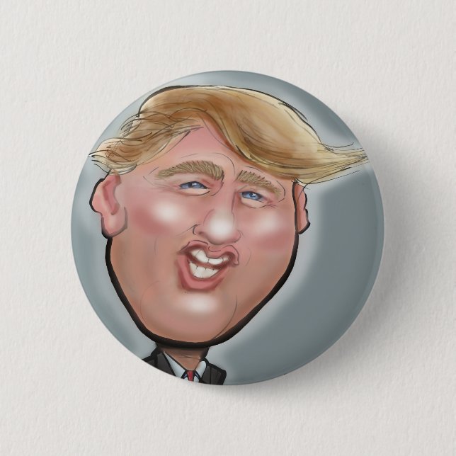 President Trump 2 Inch Round Button (Front)