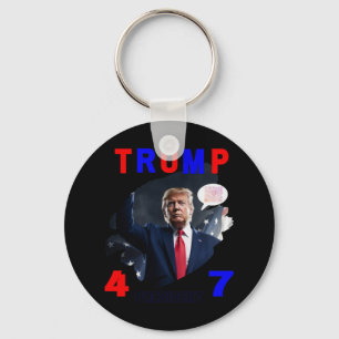 President Trump #47 Keychain