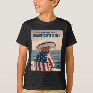 President Trump America's Gulf Mexico Sombrero Ame T-Shirt