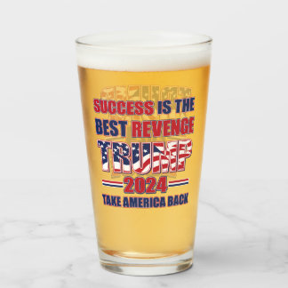 President Trump and JD VANCE 2024 Glass