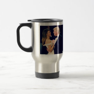 President Trump and Melania Dancing Travel Mug