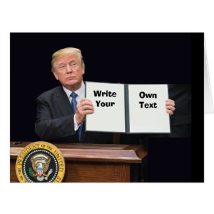 Président Trump - Écrivez votre propre texte