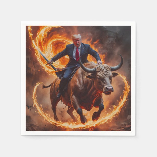 President Trump Election Republican Fund Napkin (Front)