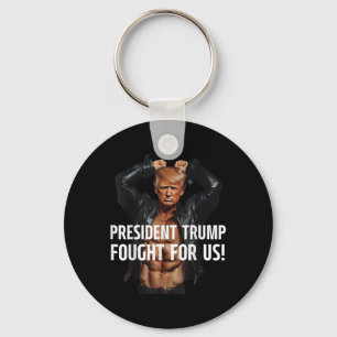 President Trump Fought For Us Women’s Sports 2025  Keychain