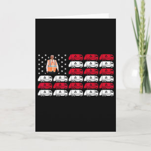 President Trump Garbyge Truck Worker Vest Usa Flag Card