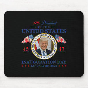 President Trump Inauguration Day 2025 Memorabilia Mouse Pad