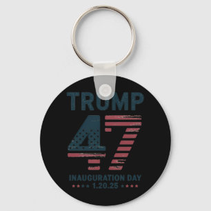 President Trump Inauguration Day 20th January 2025 Keychain