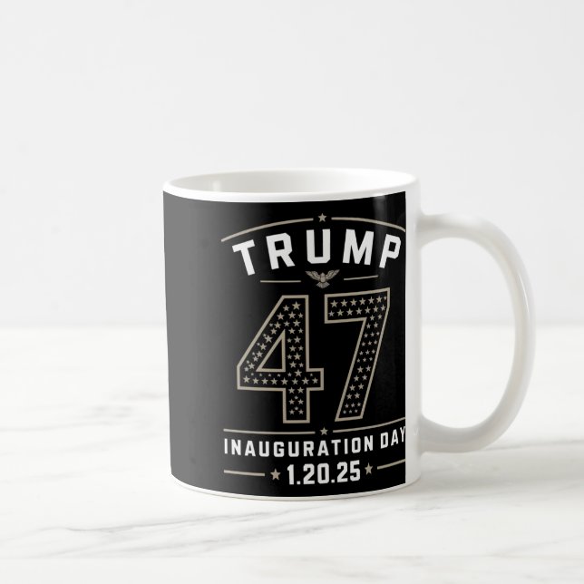 President Trump Inauguration Day 20th Januray 2025 Coffee Mug (Right)