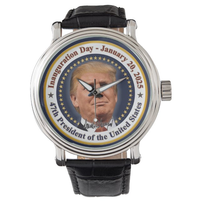 President Trump Inauguration Day January 20th 2025 Watch (Front)