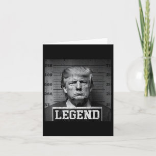 President Trump Mug Shot Card