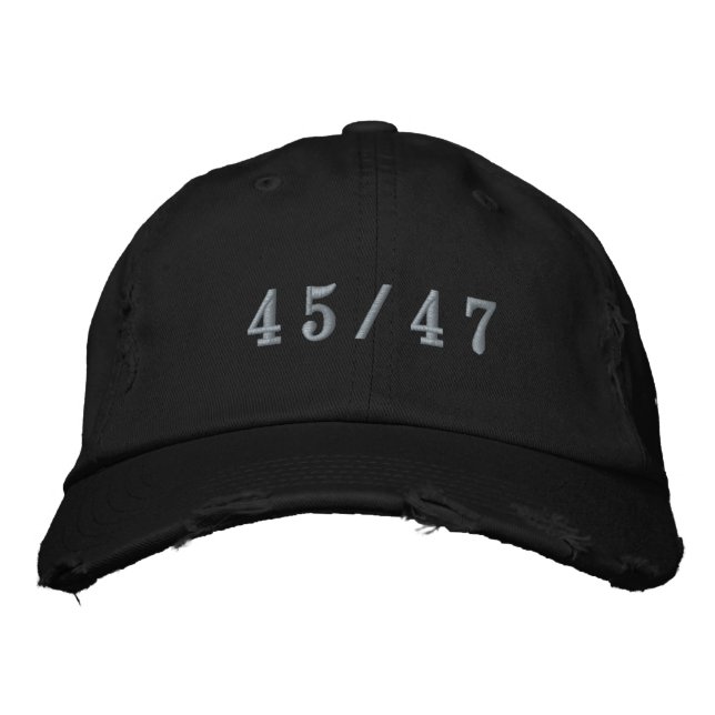 President Trump patriotic Embroidered Baseball Cap (Front)