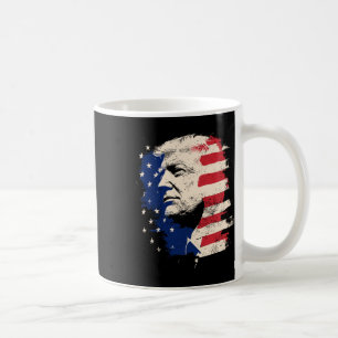 President Trump Portrait Vintage Coffee Mug
