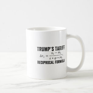 President Trump Reciprocal Tariff Formula Funny Po Coffee Mug