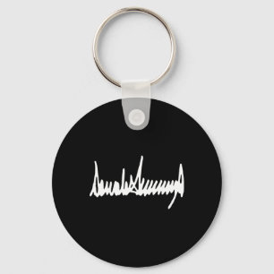 President Trump Signature Inauguration 2025 47th M Keychain