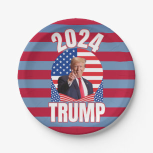 President Trump U.S.A Paper Plate