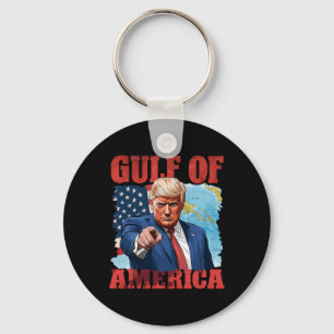 President Trump Welcome To America's Gulf Mexico 5 Keychain
