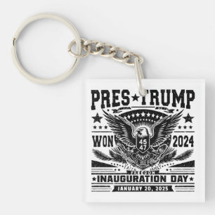 President Trump Won 2024 Keychain