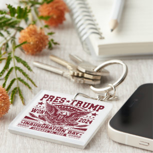 President Trump Won 2024 Keychain