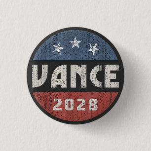 President Vance 2028 J.D. Vance 28 Vote Vance 2028 1 Inch Round Button